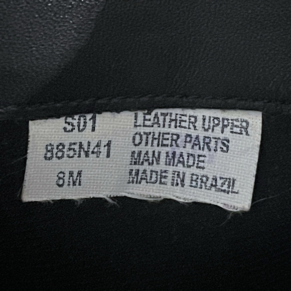 Naturalizer Womens 8M Boots Mid Calf Pull On Square Toe Leather Black 885N41 - Picture 8 of 11